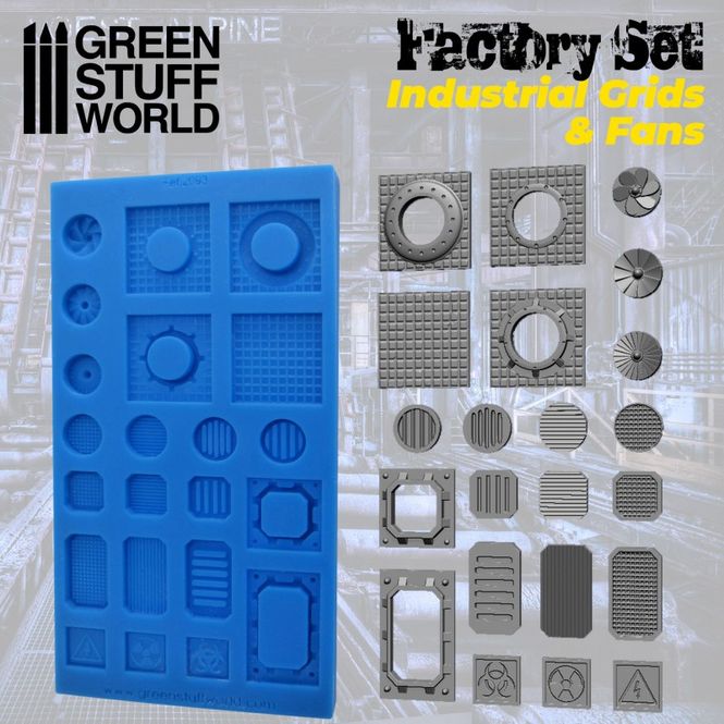 Hovedbilde GSW Industrial Grids and Fans Silicone Mold