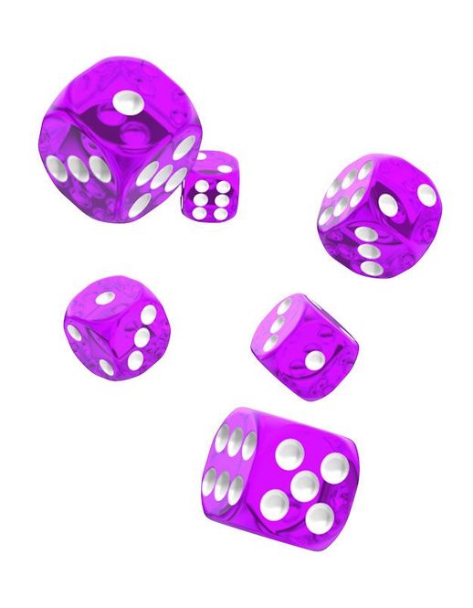 Hovedbilde Oakie Doakie Dice D6 Dice 16 mm Translucent - ...