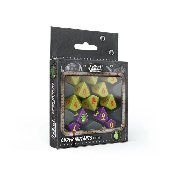 Hovedbilde Fallout Factions: Dice Set - Super Mutants