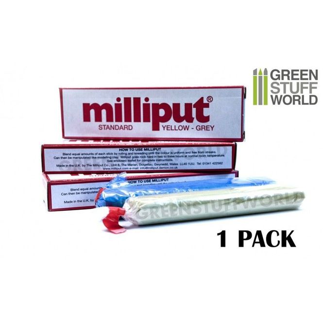 Hovedbilde Milliput Standard yellow/Grey 113gr