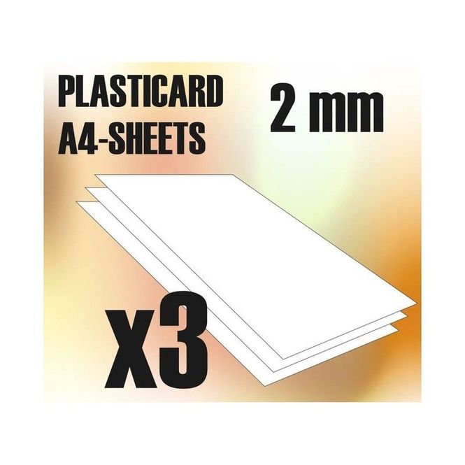 Hovedbilde GSW ABS 2mm Plain Plasticard Sheet (3)