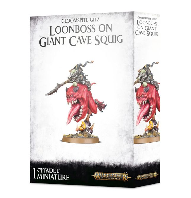 Hovedbilde Gloomspite Gitz: Loonboss on Giant Cave Squig