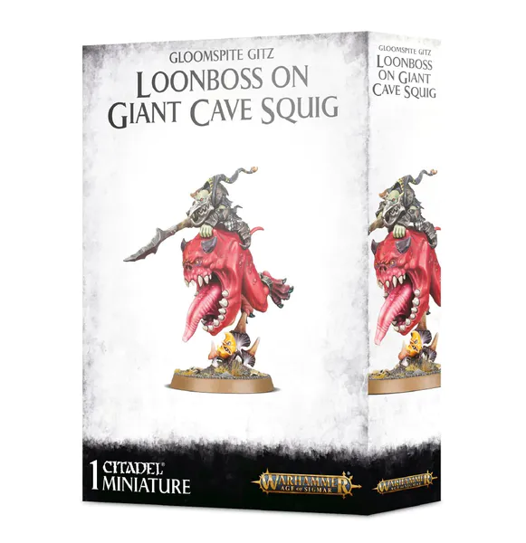 Hovedbilde Gloomspite Gitz: Loonboss on Giant Cave Squig