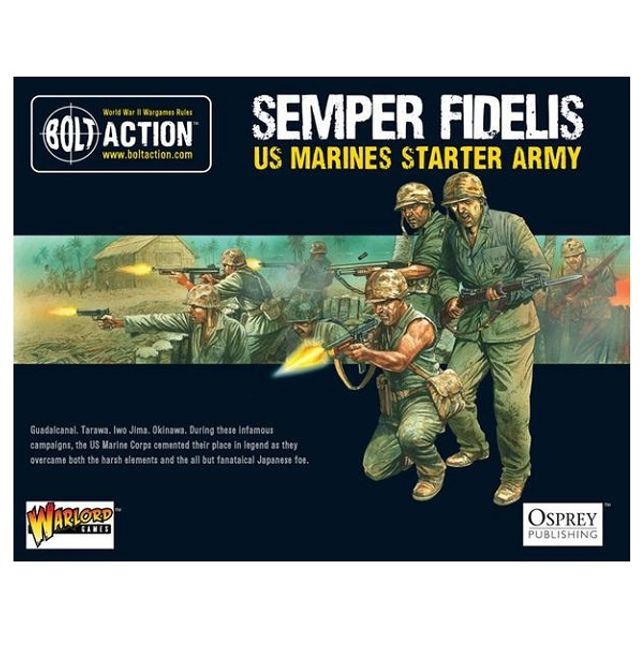Hovedbilde US Marines Bolt Action Starter Army (Warlord)