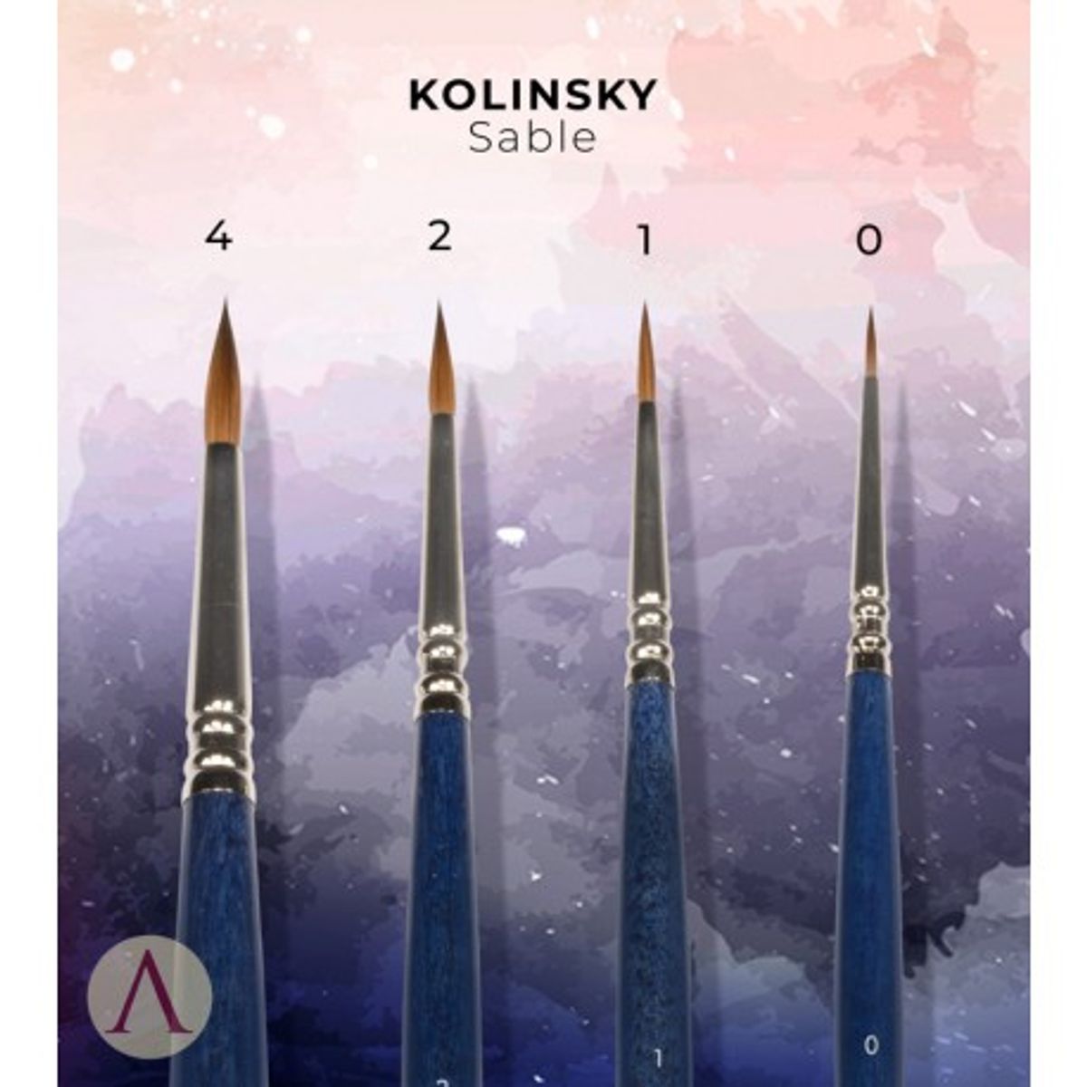 Kolinsky Sable - Miniatures Basic Brush set (4)