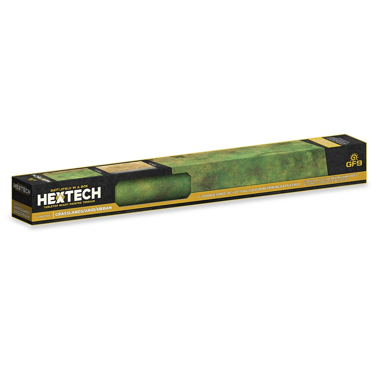 Hextech Game Mat 1: Grasslands/Arid/Urban