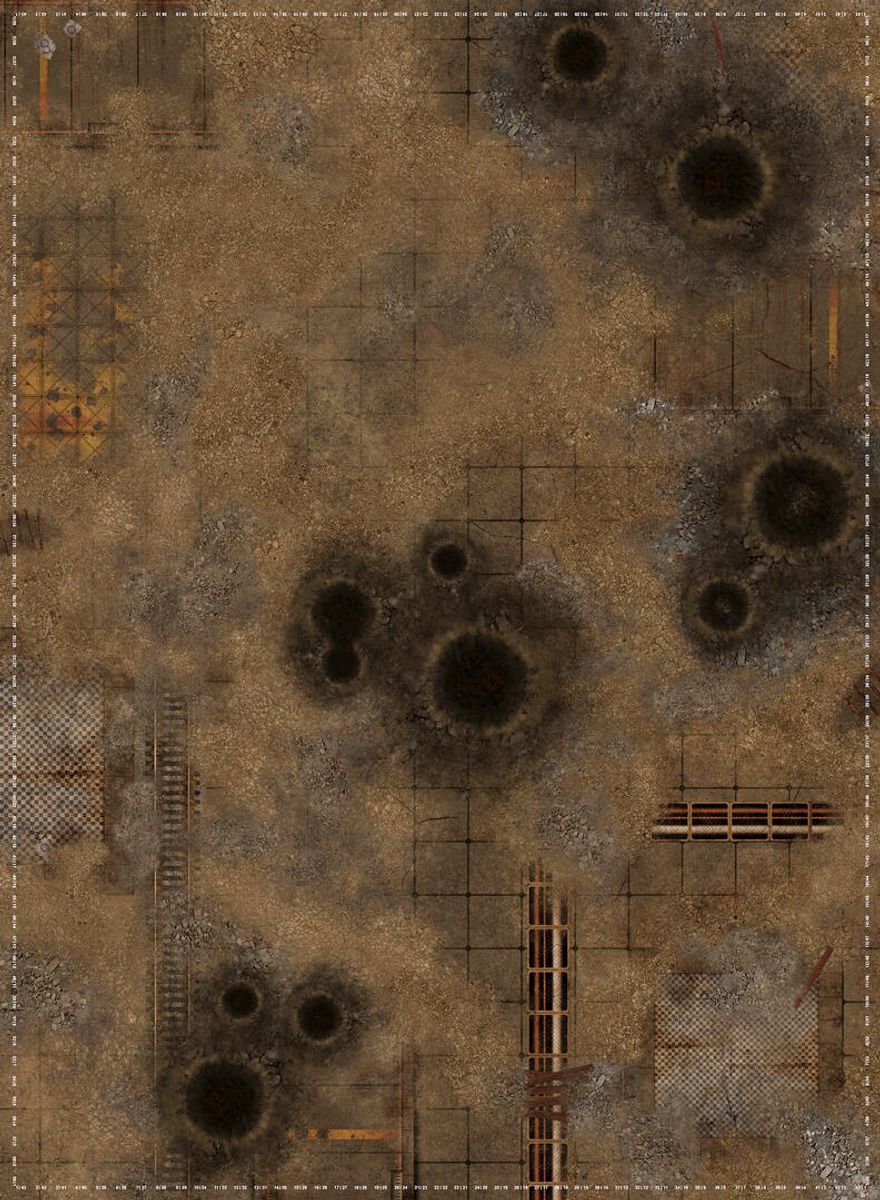 44x60 Measures Fallout Zone (Gamemat.eu)