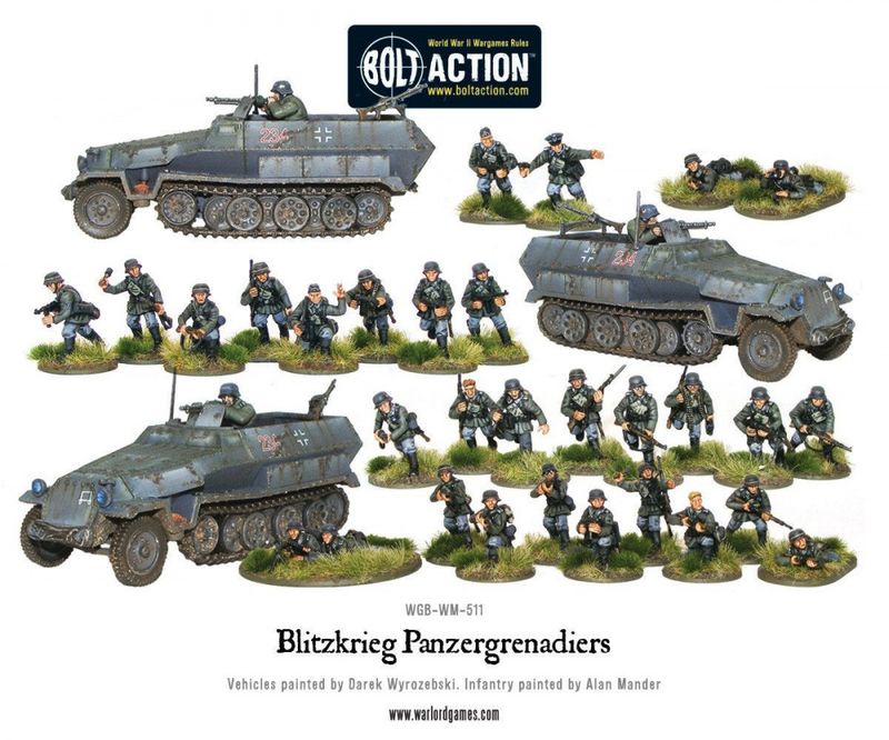 German Blitzkrieg Panzergrenadiers (Warlord)