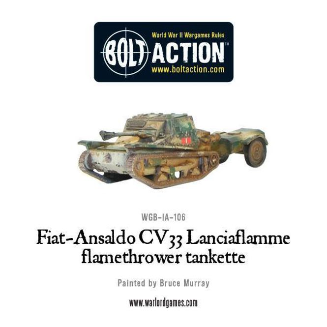 Hovedbilde Italian Army Fiat-Ansaldo CV33 Flamethrower ...