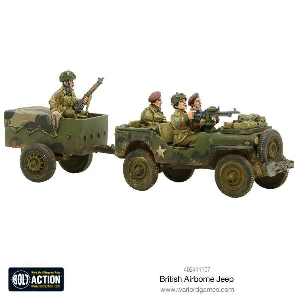 Hovedbilde British Airborne Jeep and Trailer (Warlord)