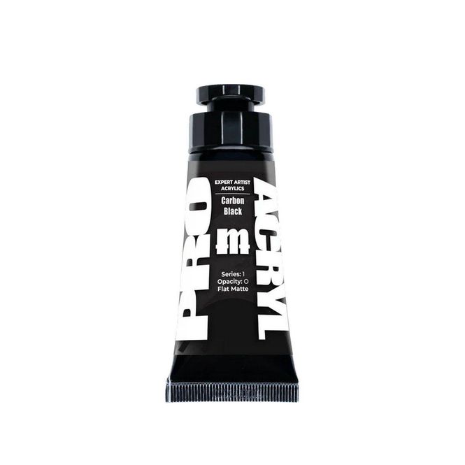 Hovedbilde Pro Acryl: Expert Acrylics - Carbon Black (30ml)