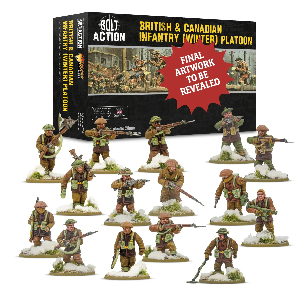 British & Canadian Winter Infantry Platoon (Warlord)