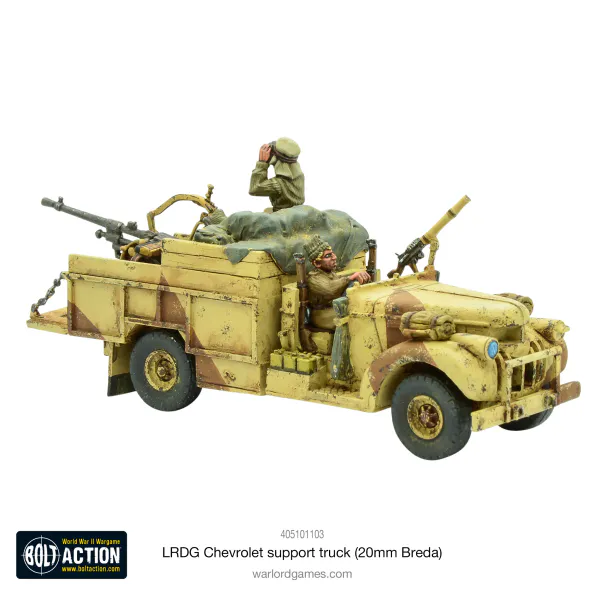Hovedbilde British LRDG Chevrolet Truck 20mm Breda (Warlord)