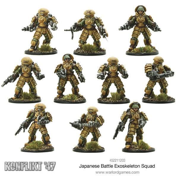 Hovedbilde Konflikt '47 Battle Exoskeleton Squad (Warlord)