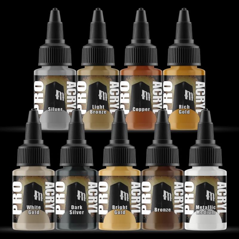 Pro Acryl Metallic Set (Monument Hobbies)