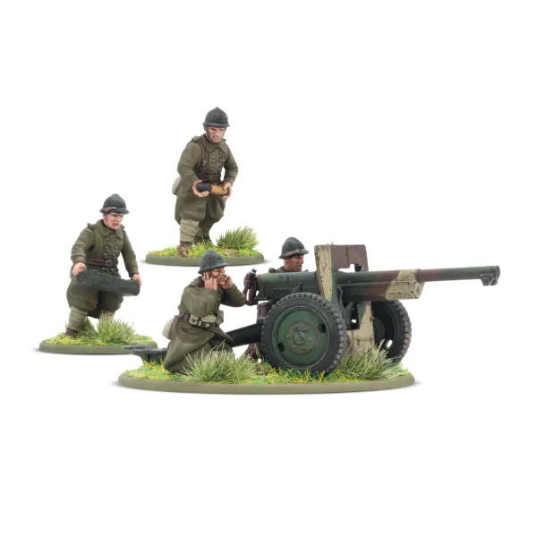 Hovedbilde French Army 75mm Light Artillery PLASTIC ...