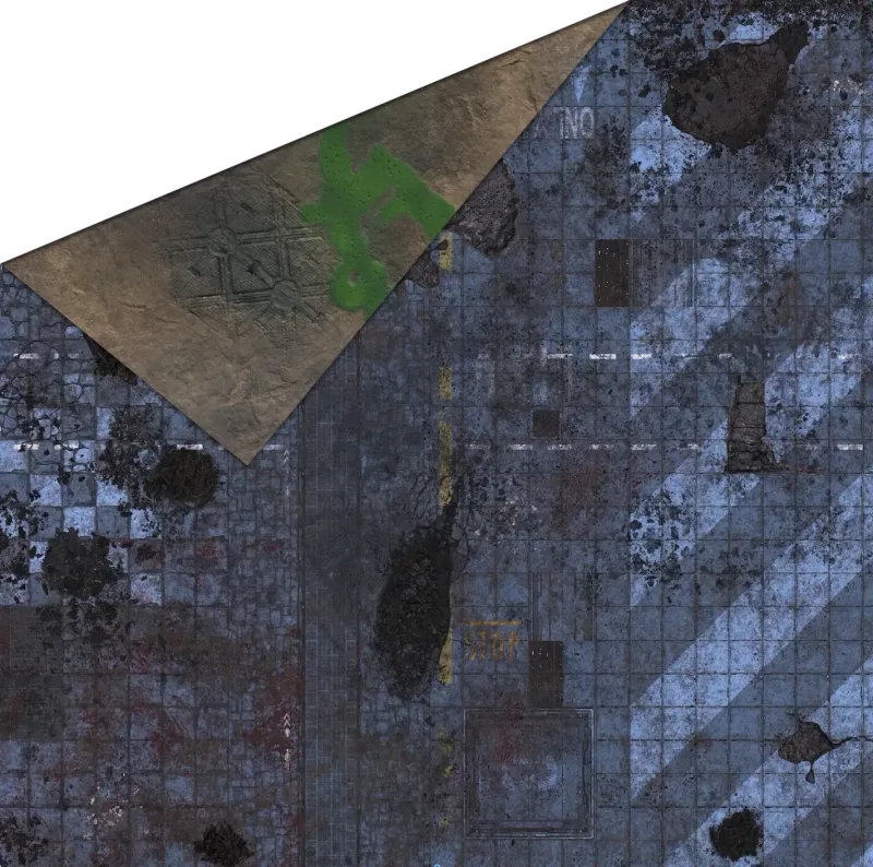 4x4 Double G-Mat: Cyberpunk and Toxic Badlands (Gamemat.eu)