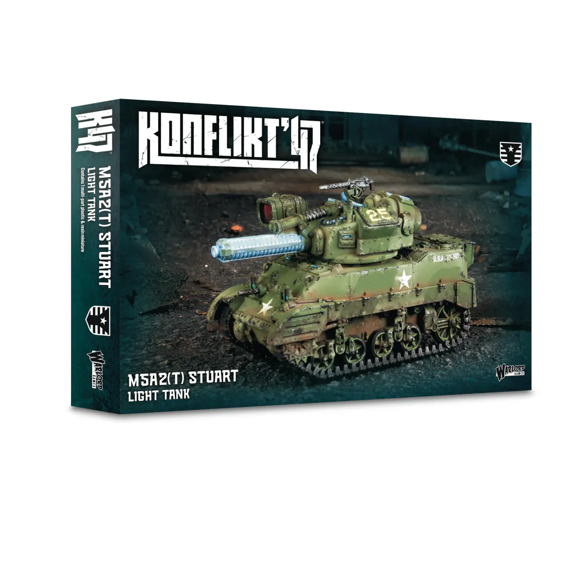 Konflikt '47 US M5A2(T) Stuart Light Tank with Light Tesla Cannon (Warlord)
