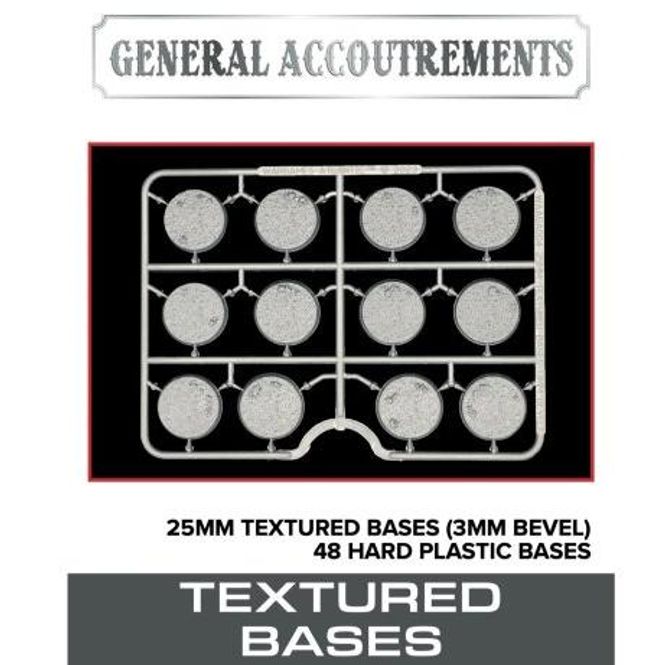 Hovedbilde Textured 25mm Round Bases x 48 (Wargames ...