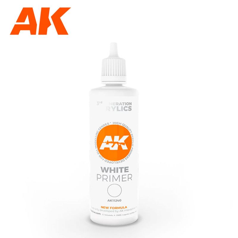 White Primer 100ml (AK-Interactive)