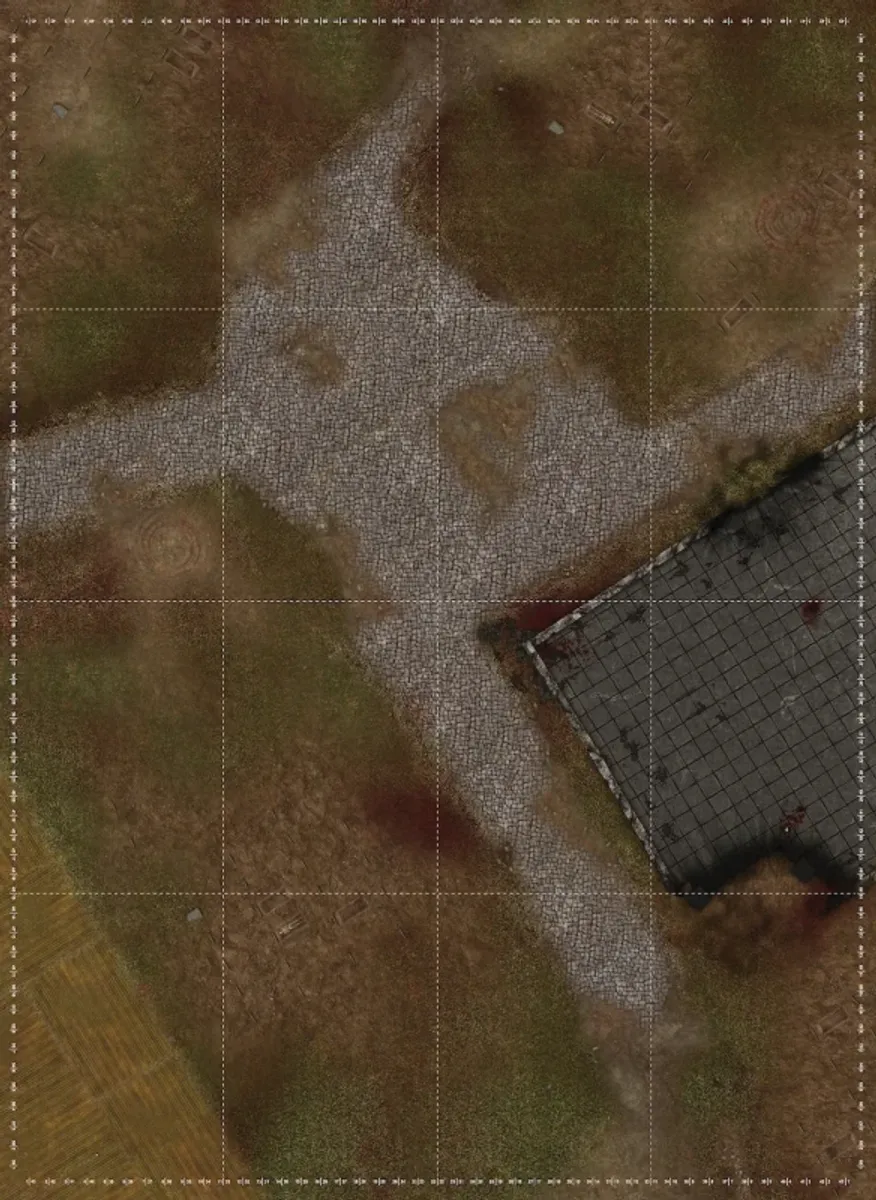 44x60 AOS Defiled Monastery (Gamemat.eu)