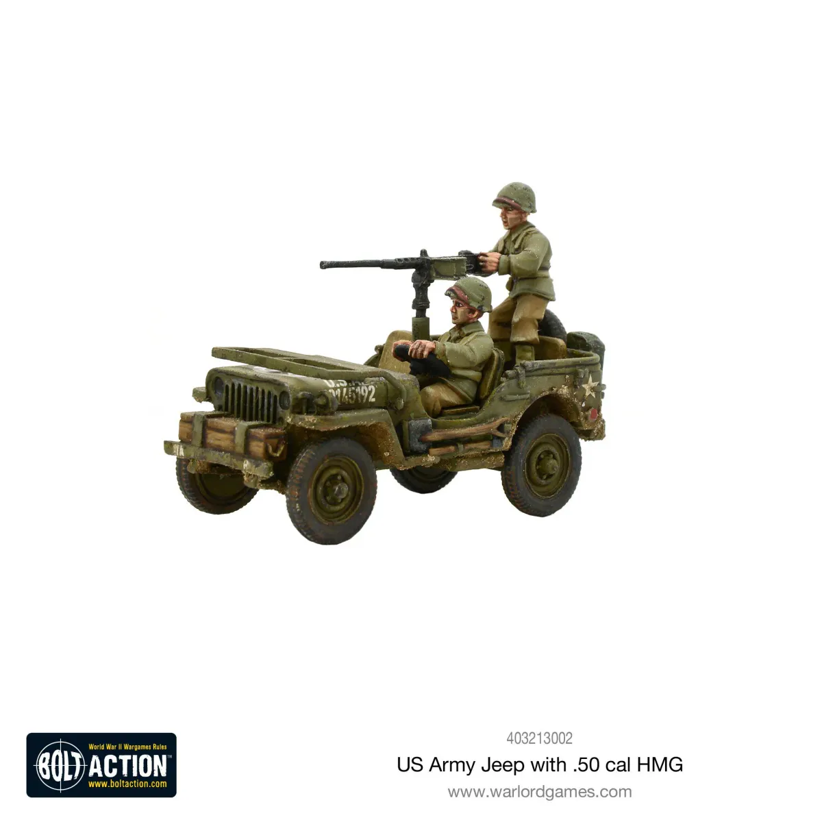 US Army Jeep with 50 Cal HMG (Warlord)