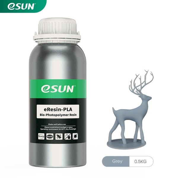 Hovedbilde eSun eResin-PLA 0.5kg - Grey