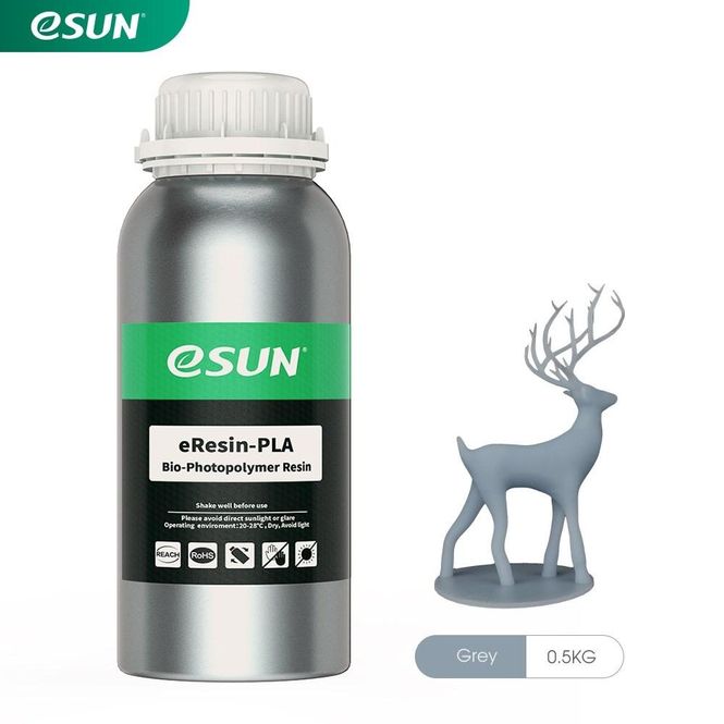 Hovedbilde eSun eResin-PLA 0.5kg - Grey