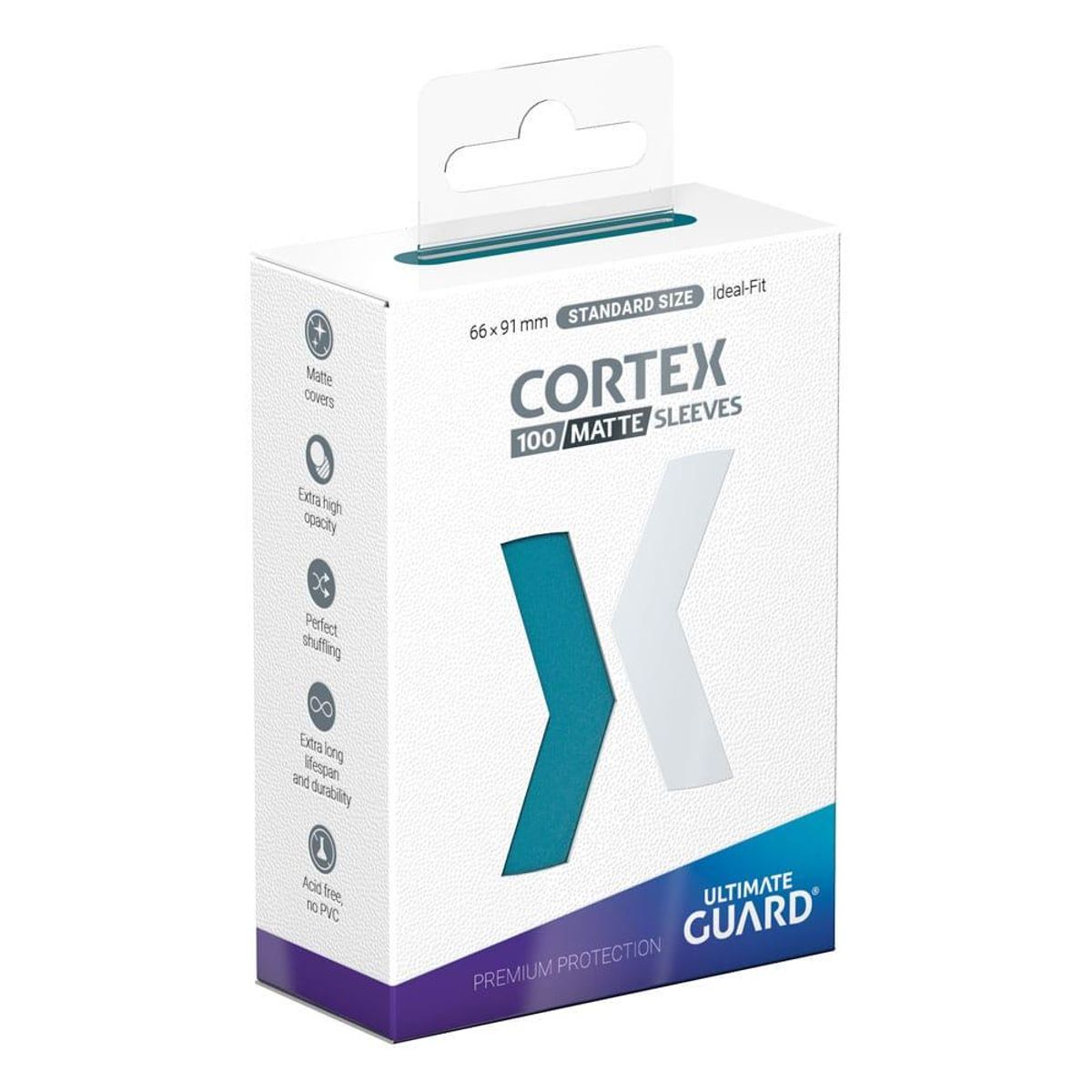 Ultimate Guard Cortex Matte Petrol Sleeves (100)