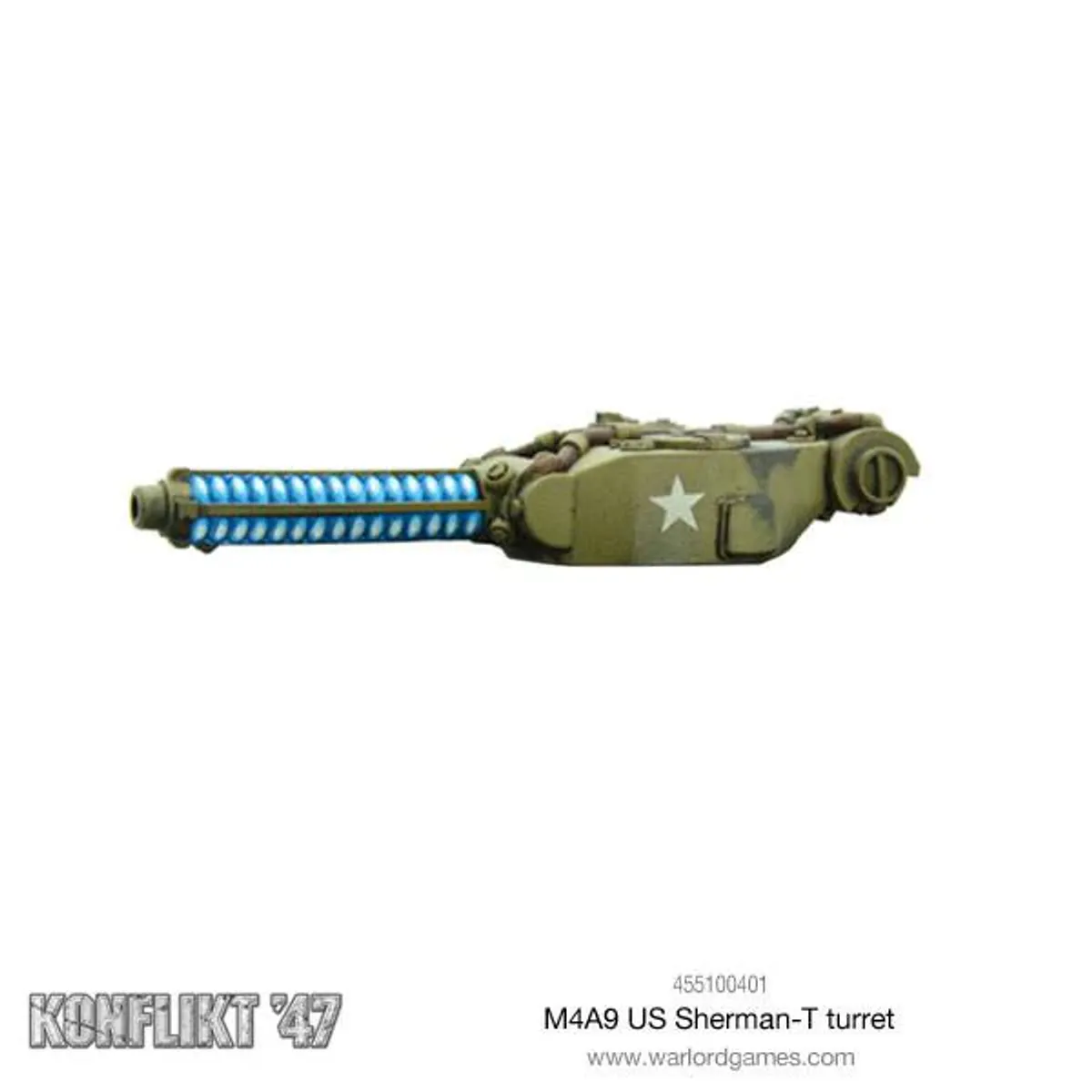Konflikt '47 M4A9-T Sherman Tesla Cannon Turret (Warlord)