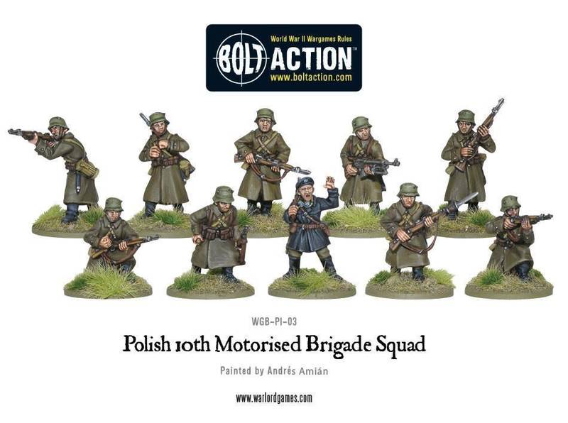 Polish 10th Motorised Brigade Squad (Warlord)