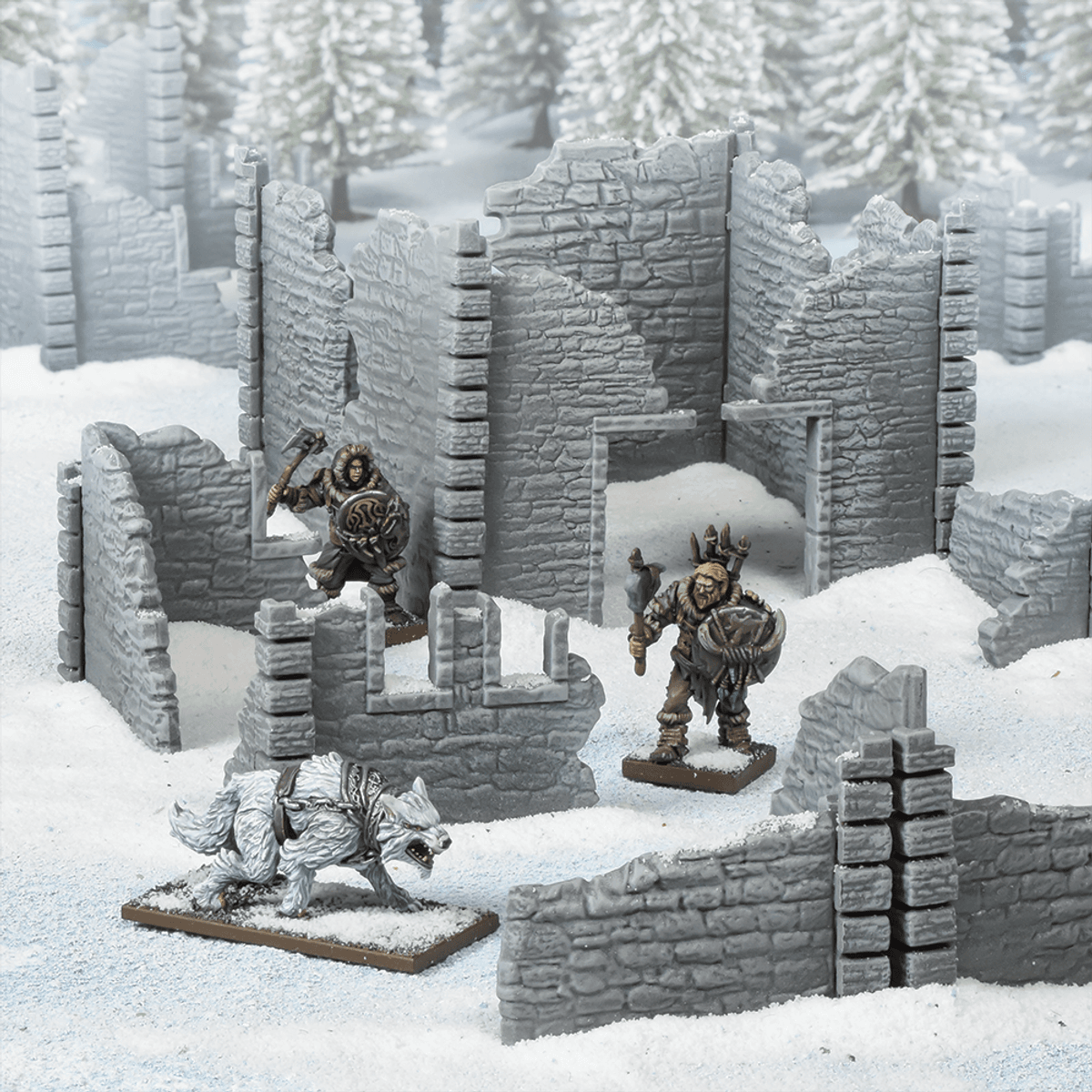 Terrain Crate Ruined Village Walls
