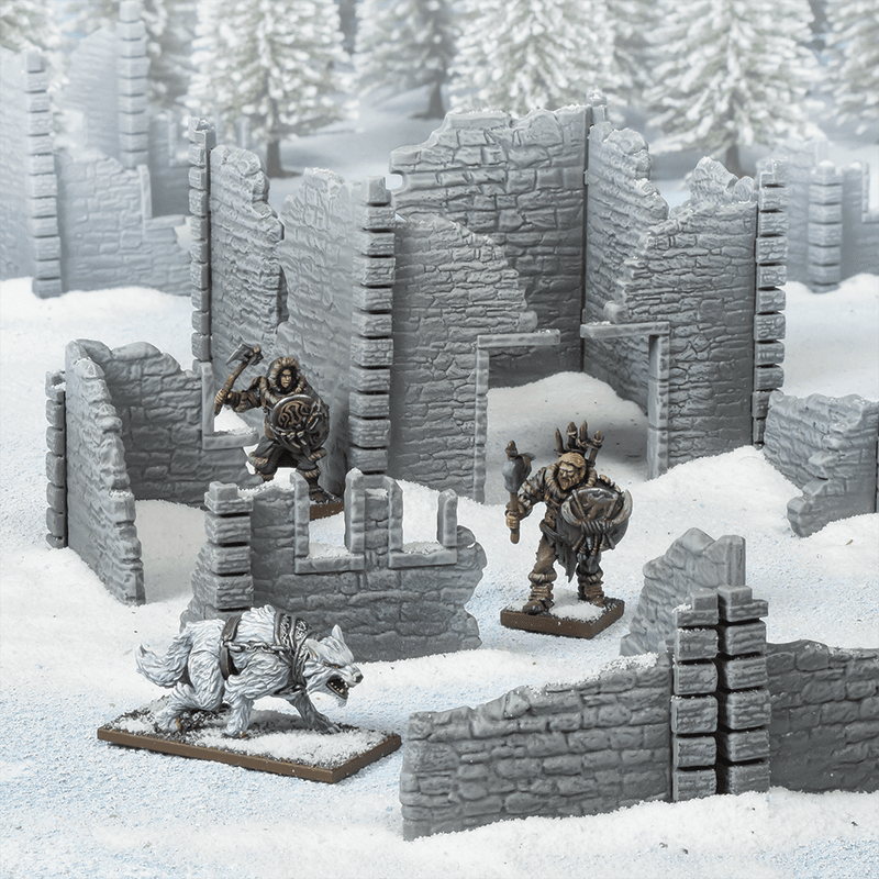 Terrain Crate Ruined Village Walls