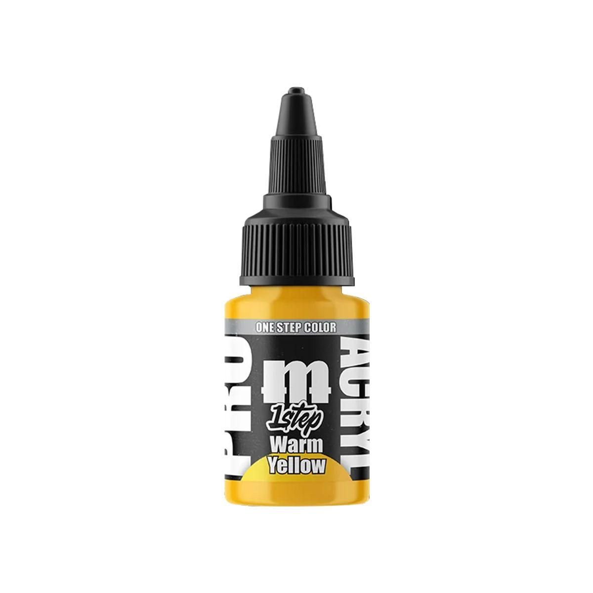 Pro Acryl 1Step Warm Yellow 22ml (Monument Hobbies)