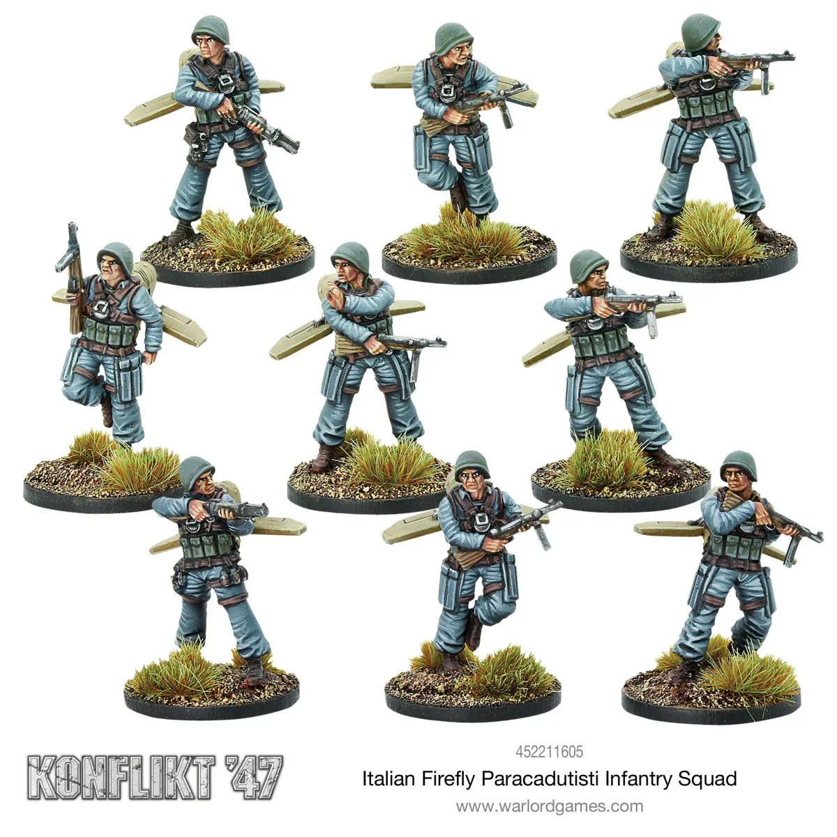 Konflikt '47 Firefly Paracadutisti Infantry Squad (Warlord)
