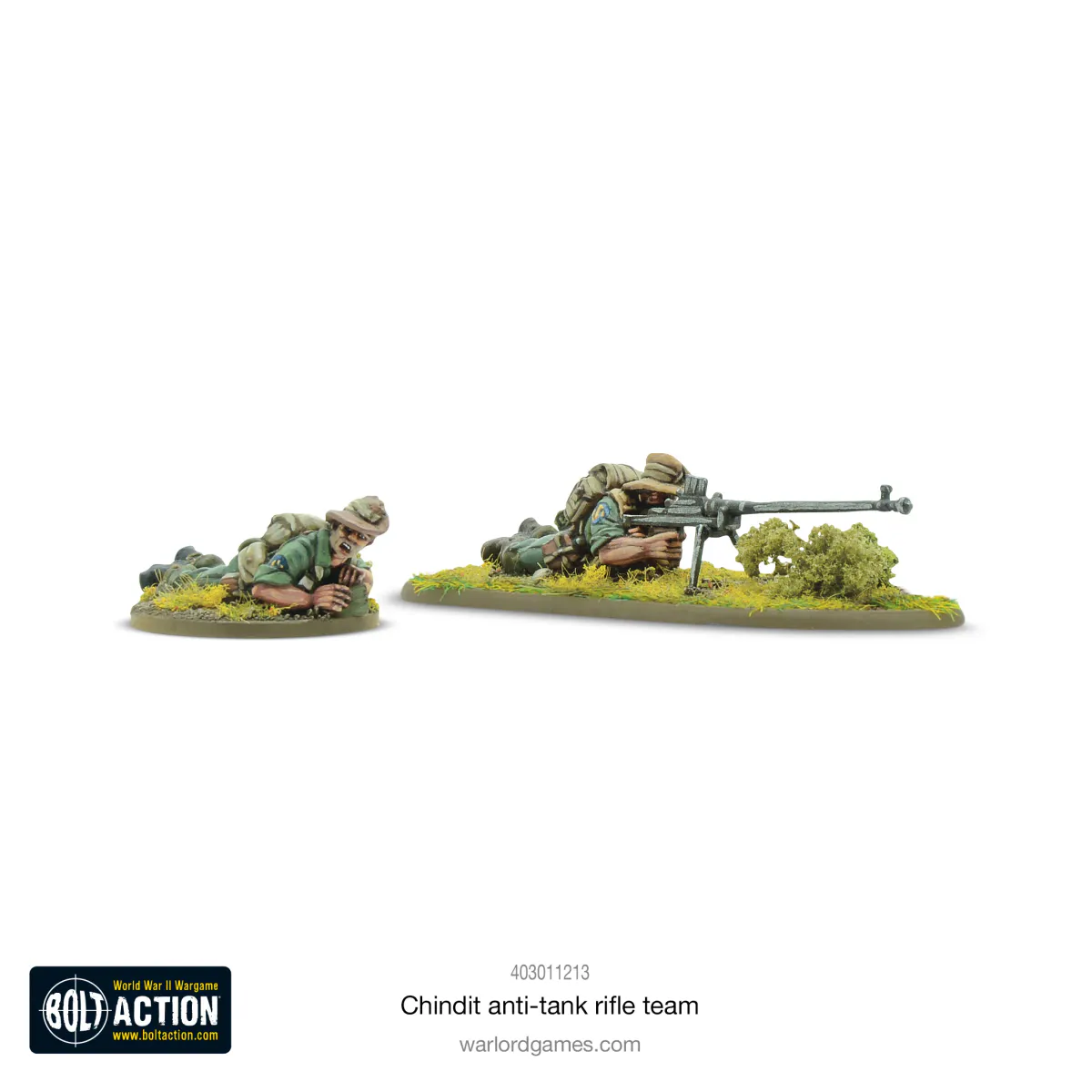 British Army Chindit Anti-Tank Rifle Team (Warlord)