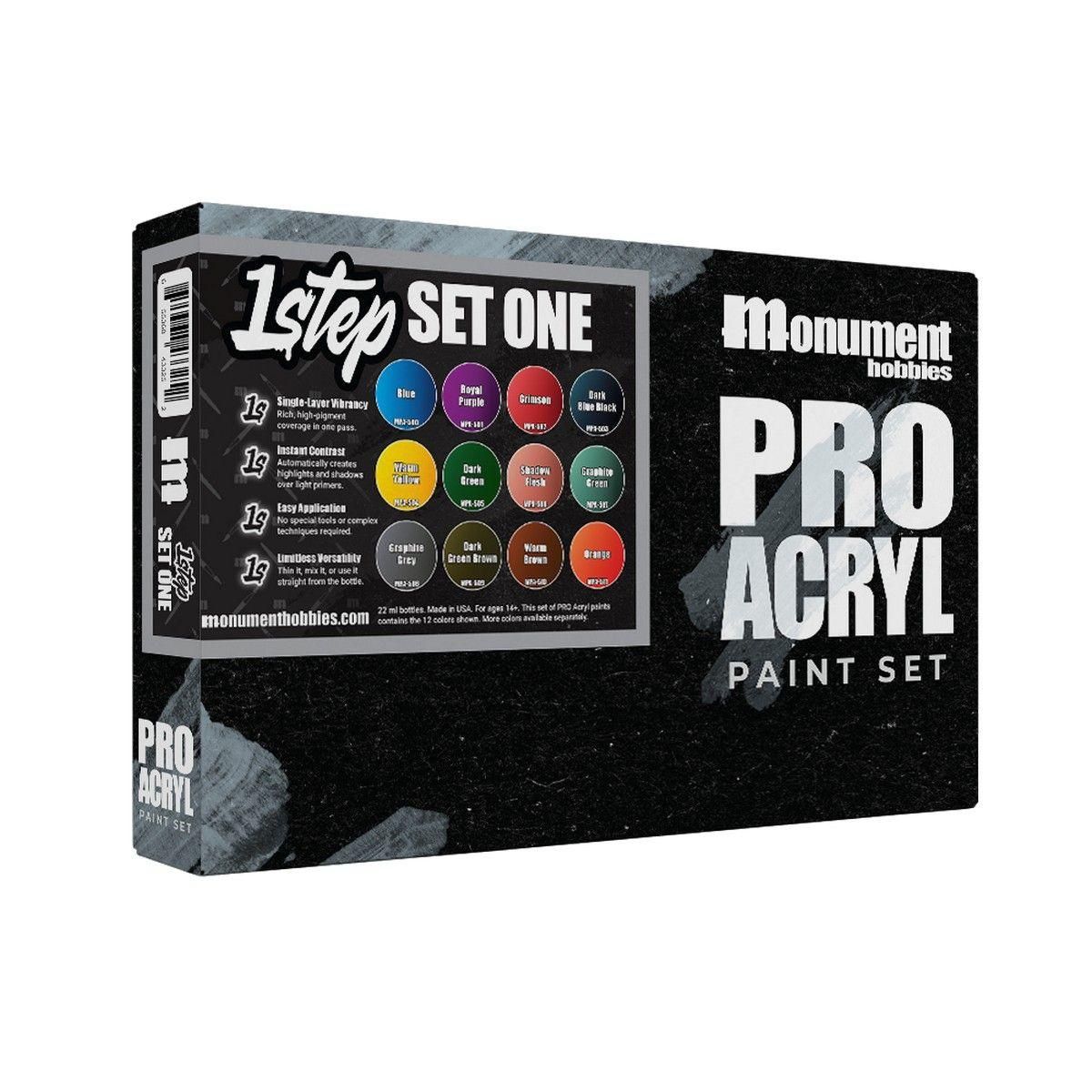 Pro Acryl 1Step: Set One (Monument Hobbies)