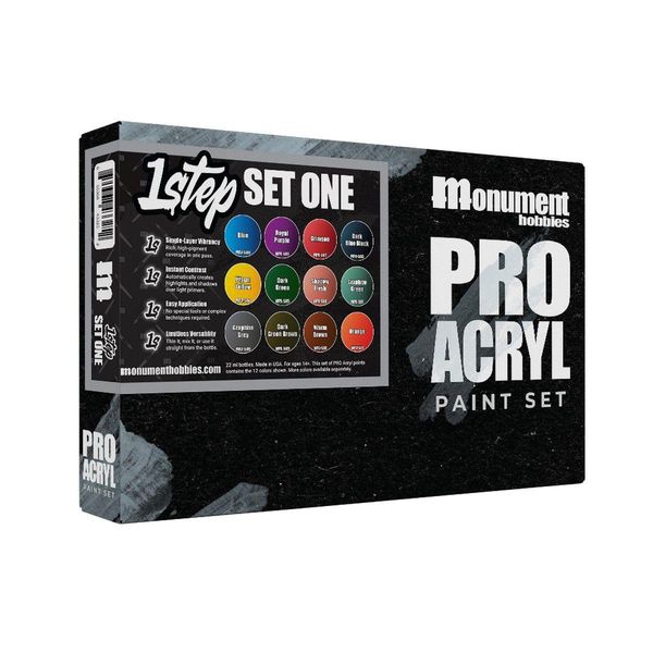 Hovedbilde Pro Acryl 1Step: Set One (Monument Hobbies)