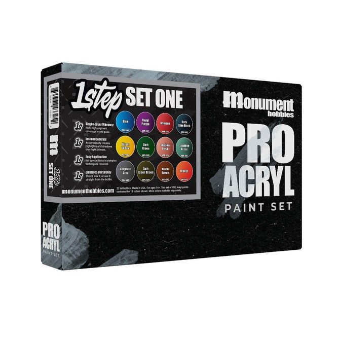 Hovedbilde Pro Acryl 1Step: Set One (Monument Hobbies)