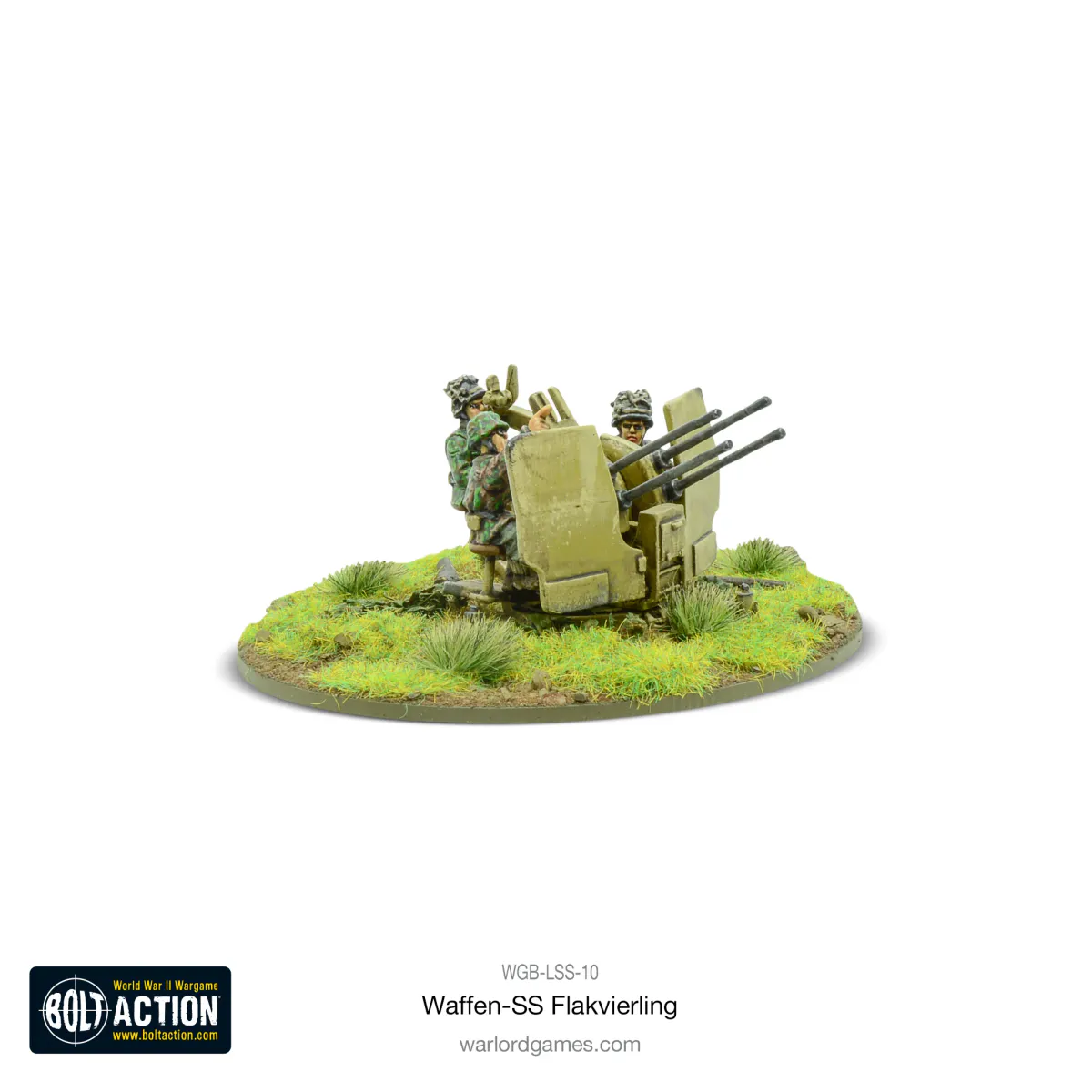 German Waffen SS 20mm Flakvierling 38 AA-gun 43-45 (Warlord)