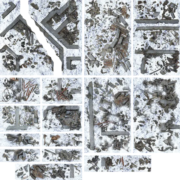 Hovedbilde Kraken: Snow Plain Terrain Markers Set 11th ed.