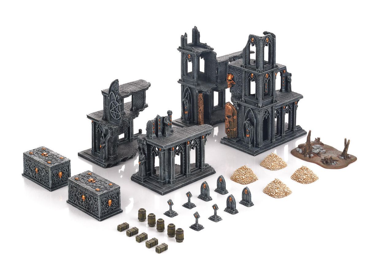 Defiled Monastery Terrain Set (Gamemat)